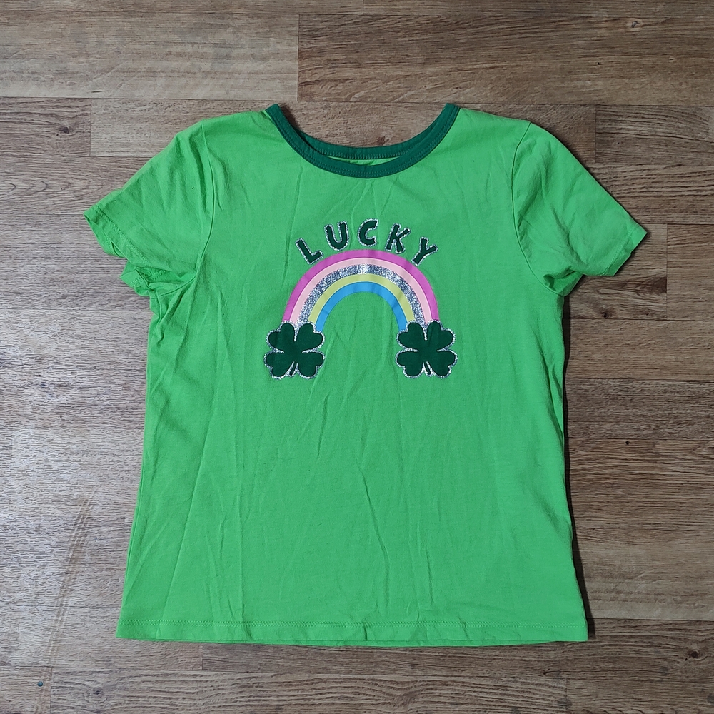 Green Kids Lucky Rainbow T-Shirt